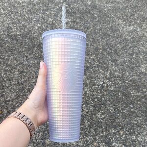 Starbucks Holographic Textured Tumbler with Straw (3 for $55)
